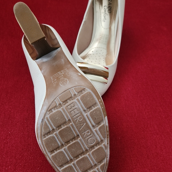 BEIRA RIO Beige and wood color size USA 6 EURO 37 - Picture 2 of 4